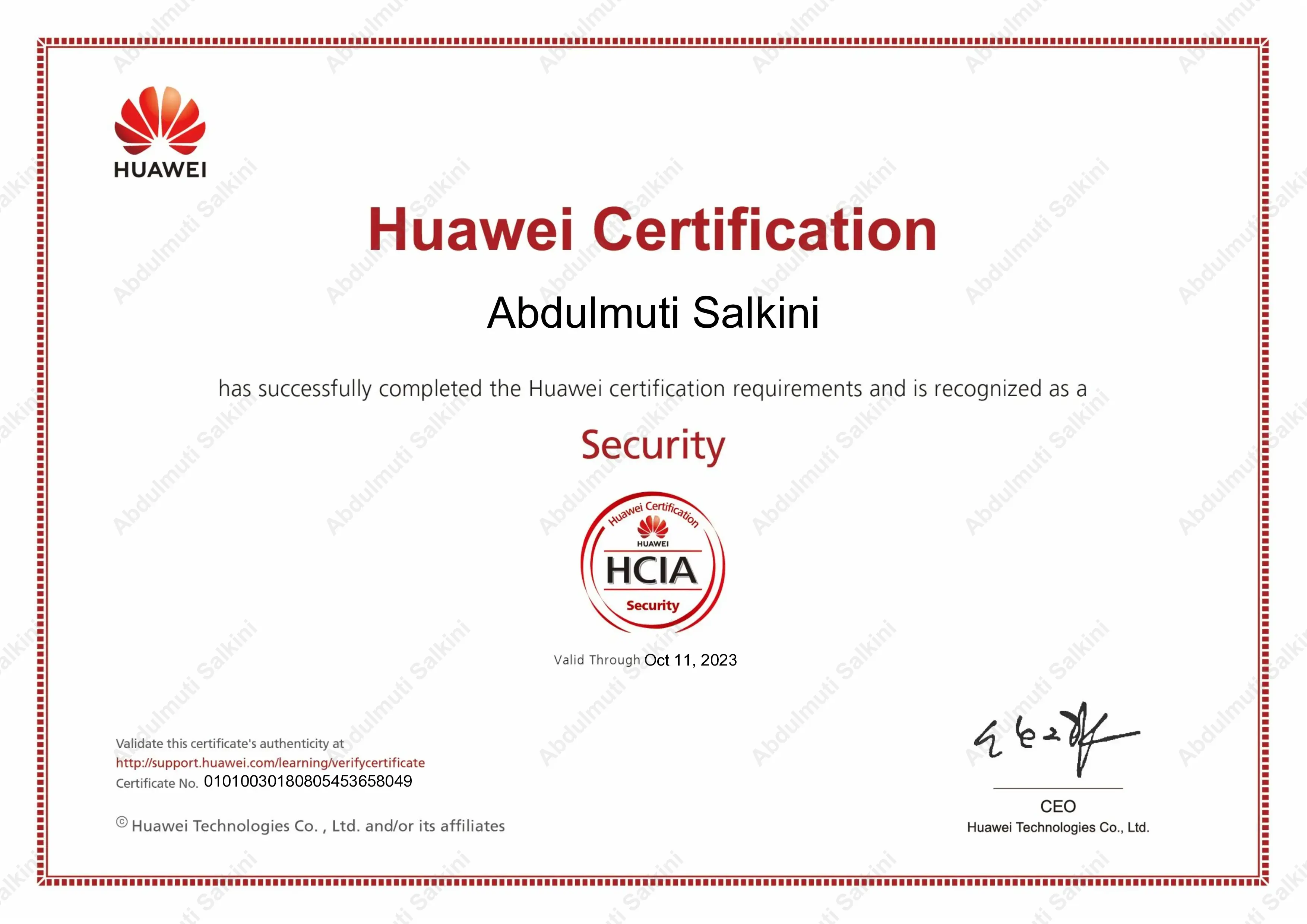 HCIA Security