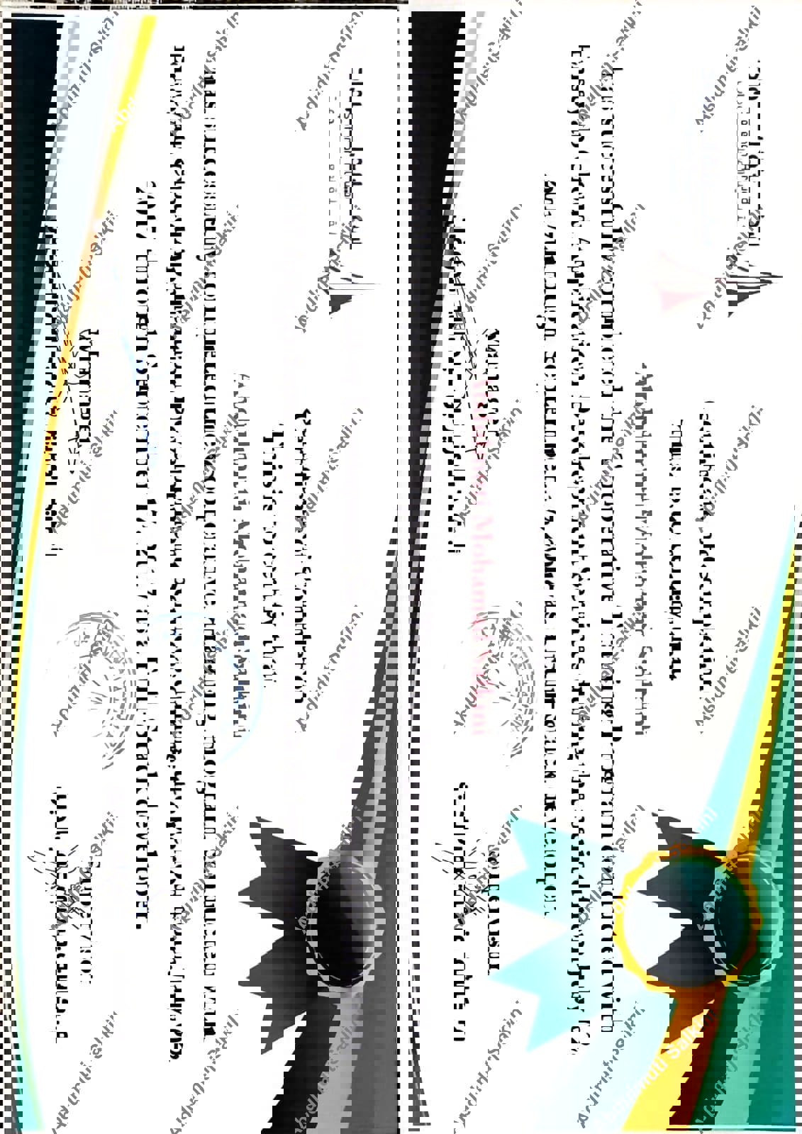 work experience certificate